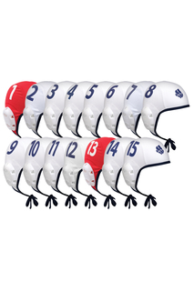 Шапочка для водного поло Mad Wave Waterpolo set 15 white