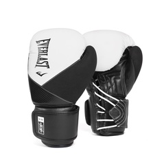 Перчатки тренировочные Protex PU 16oz бел/черн. Everlast