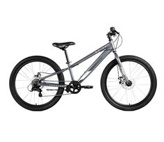 Велосипед Forward Spike 24 D 2023 11" серый/серебристый