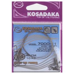 Kosadaka Поводок KOSADAKA CLASSIC 1x7 7000, упаковка 5шт (1х7;30 см; 28 кг; 5 шт)