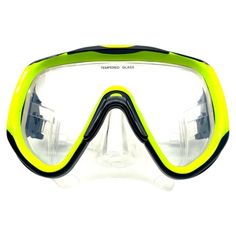 Маска для плавания, желтая No Brand