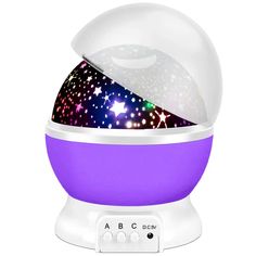 Светильник-проектор STAR MASTER звездного неба HS635/фиолетовый