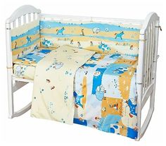 Постельное белье Baby Nice Сатин 3 предмета Ферма GC041/8BL