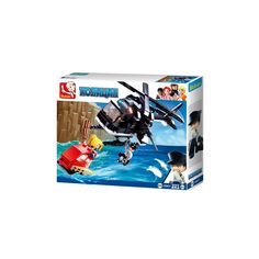 Конструктор Sluban Полиция Воздушное преследование 221 деталь Junfa Toys