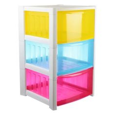 Комод РАДУГА (3 секции), Разноцветный, М 2793 Idea