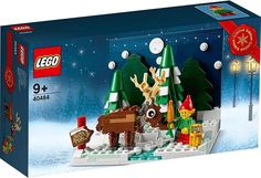Конструктор LEGO Новогодний набор, Перед домом Деда Мороза, 40484