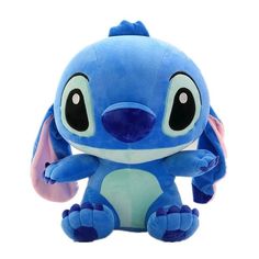 Мягкая игрушка Стич, 50см, синий No Brand
