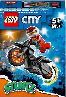 Конструктор LEGO City Огненный трюковый мотоцикл, 11 деталей, 60311