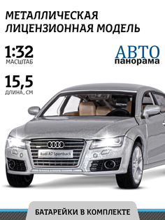 Машинка инерционная Автопанорама 1:32, Audi A7, серебряный