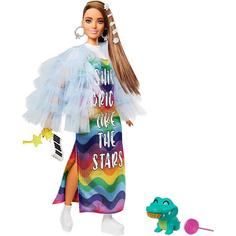 Кукла Mattel Barbie Экстра - Кукла в радужном платье GYJ78 347686
