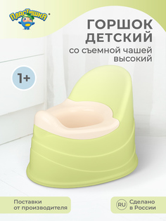 Горшок детский Бытпласт 4313005, салатовый Пластишка