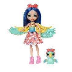 Кукла Enchantimals Попугай Прита и питомец Флаттер HHB89