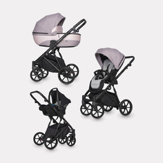 Детская коляска NANO PRO 3 в 1 Riko 03 Pearl Pink жемчужно-розовый