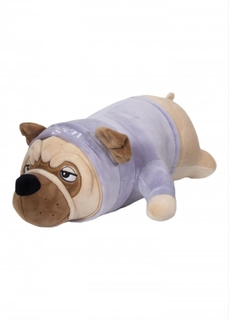 Мягкая игрушка собака мопс 70 см, плюшевая собачка, игрушка подушка мопс, антистресс U & V