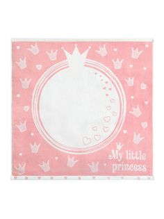 Детское махровое полотенце "Облачко" 100х100см My Little Princess, розовое, 100% хлопок