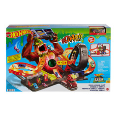 Набор игровой Hot Wheels Сити Автотрек Атака бешеной гориллы с машинкой GTT94