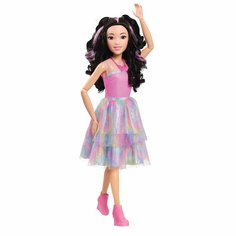 Кукла Барби 70 см Barbie Стильная Подружка Черные волосы