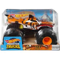 Монстр-трак Mattel Hot Wheels коллекционный 1:24 FYJ83 Тигровая акула GWL14