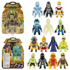 Набор из 14 шт, Фигурка-тянучка антистресс "MONSTER FLEX серия 4", высота 15 см, ассорти 1 1toy