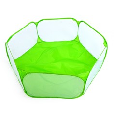 Детский манеж, сухой бассейн для шариков Зелёный» 120x120x38 см No Brand