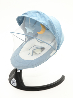 Электронные качели, шезлонг для новорожденных Aelita Baby Swing Chair Blue