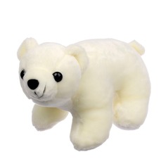 Мягкая игрушка КНР "Белый медведь" 23 см (7398583)