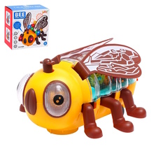 Интерактивная игрушка Пчела Шестеренки желтый 5938 КНР