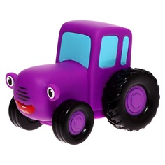 Игрушка для ванны Капитошка "Синий трактор", цвет розовый, 10 см (LX-STPINK)