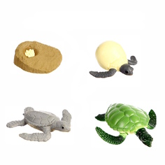Набор фигурок для детей КНР "Этапы развития морской черепашки" 4 фигурки (9327150)