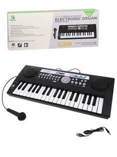 Синтезатор Наша Игрушка Electronic Organ Tong Xin черный TX-2257