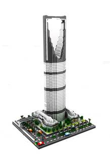 Конструктор 3Д из миниблоков RTOY Кингдом Тауэр, 4692 детали - YZ070