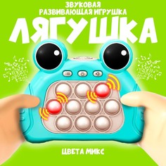 Развивающая игрушка «Лягушка», звук, цвета МИКС No Brand