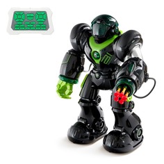 Робот радиоуправляемый «Патрульный», световые эффекты, русское озвучивание, цвет чёрный No Brand