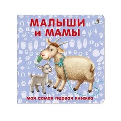 Книжка-картонка «Малыши и мамы» Робинс