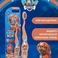 Детская зубная щетка Щенячий патруль Зума, 3+ оранжевый PAW Patrol