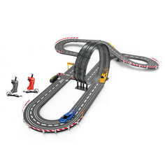 Детский автотрек BSQ 685 см, машинки на пульте, от сети BSQ-588-19