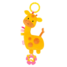 Подвесная игрушка погремушка Мякиши Жираф