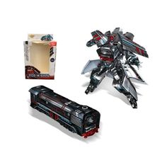 Робот-трансформер Наша Игрушка Робобиль, Поезд, черный, металлические детали корпуса
