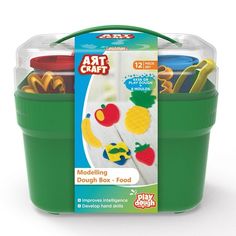 Набор для лепки AЯT CRAFT Вкусно готовим, тесто 4 цвета по 56 г, в чемоданчике (3492)