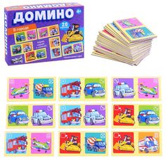 Настольная игра Русский стиль "Домино", В городе, 28 карточек (4518)