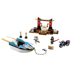 Конструктор LEGO Juniors Погоня на моторной лодке Зейна (10755)