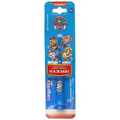 Зубная щетка Longa Vita Paw Patrol детская, мигающая с присоской от 3 лет F-20A-НТМ/синяя