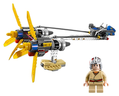 Конструктор LEGO Star Wars 7962 Гоночные капсулы Анакина и Себулбы