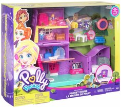 Набор игровой Mattel Polly Pocket Полливиль Дом Полли, 3+ лет