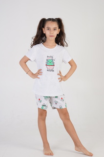 Пижама детская VIENETTA 212024_6105, серый, 146