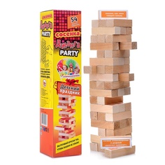 Настольная игра Задира джанга party сосенка, большая из натурального дерева