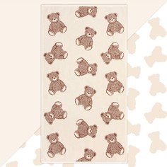 Полотенце детское Этель махровое Teddy bear, хлопок, 70х130 см