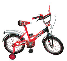 Велосипед детский двухколесный Viking Formula 12 черный, красный
