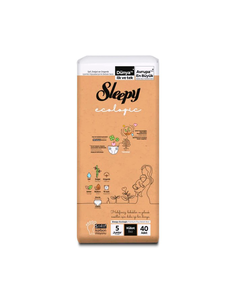 Детские подгузники-трусики Sleepy ECOLOGIC TRAINING PANTS 2X JUMBO № 5 11-18 кг