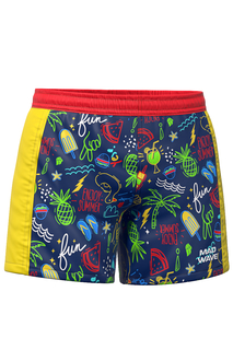 Шорты плавательные детские Mad Wave Neptune Junior Z1, синий, 134